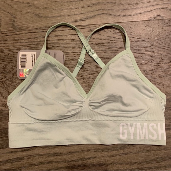 Gymshark Other - NWT Gymshark Seamless Bralette Light Green Small